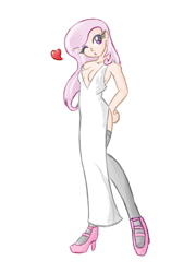 Size: 976x1352 | Tagged: safe, artist:feather, derpibooru import, fleur-de-lis, human, heart, humanized, solo