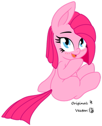 Size: 803x994 | Tagged: safe, artist:darknisfan1995, artist:dubstepbrony4life, pinkie pie, earth pony, pony, cute, cuteamena, pinkamena diane pie, simple background, solo, transparent background