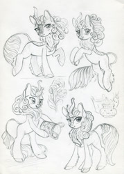 Size: 1000x1398 | Tagged: safe, artist:maytee, autumn blaze, kirin, sketch, solo