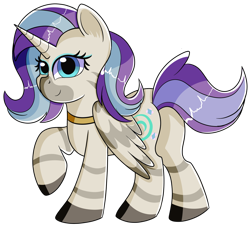 Size: 1280x1171 | Tagged: safe, artist:rainbowtashie, fluttershy, rarity, starlight glimmer, zecora, oc, alicorn, pony, zebra, alicorn oc, alicorn princess, butt, commissioner:bigonionbean, cutie mark, female, fusion, fusion:princess mythic majestic, mare, plot, solo, zebra alicorn