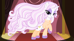 Size: 3840x2160 | Tagged: safe, artist:beavernator, derpibooru import, fleur-de-lis, beautiful, clothes, hair, i really like her mane, solo, younger