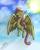 Size: 1600x2000 | Tagged: safe, artist:blablashmo, fluttershy, pegasus, pony, eyes closed, flying, solo