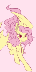 Size: 444x880 | Tagged: safe, artist:mlpfwb, fluttershy, pegasus, pony, female, flutterbat, mare, solo