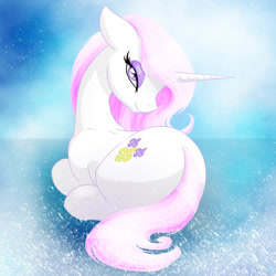 Size: 2000x2000 | Tagged: safe, artist:kelisah, derpibooru import, fleur-de-lis, pony, unicorn, solo