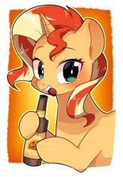 Size: 638x921 | Tagged: safe, artist:kkotnim, sunset shimmer, pony, unicorn, fallout, fallout: new vegas, female, mare, solo, sunset sarsparilla