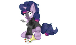 Size: 1280x768 | Tagged: safe, derpibooru import, twilight sparkle, pony, unicorn, askkorassassinstwilightsparkle, female, mare, multicolored mane, purple coat, solo