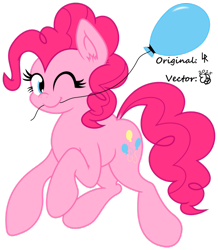 Size: 835x956 | Tagged: safe, artist:darknisfan1995, artist:dubstepbrony4life, pinkie pie, earth pony, pony, simple background, solo, transparent background