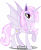 Size: 3173x3825 | Tagged: safe, artist:vector-brony, derpibooru import, fleur-de-lis, alicorn, bat pony, bat pony alicorn, pony, vampony, alicornified, bat ponified, bedroom eyes, cute, cute little fangs, fabulous, fangs, fleur-de-corne, grin, looking at you, race swap, raised hoof, raised leg, red eyes, smiling, solo, winged unicorn