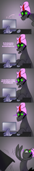 Size: 699x3500 | Tagged: safe, artist:wiggles, derpibooru import, king sombra, pony, unicorn, the crystal empire, spoiler:s03, ask, ask king sombra, comic, table flip, tumblr