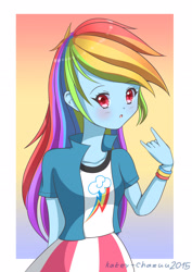 Size: 2067x2923 | Tagged: safe, artist:kateychazuu, derpibooru import, rainbow dash, equestria girls, faic, solo, woll smoth