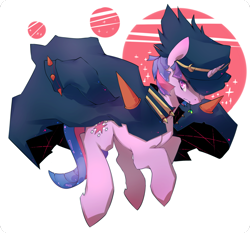 Size: 1280x1191 | Tagged: safe, artist:inkytophat, derpibooru import, twilight sparkle, kill la kill, solo