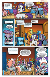 Size: 600x922 | Tagged: safe, artist:brendahickey, idw, big boy the cloud gremlin, bon bon, lyra heartstrings, maud pie, rarity, sweetie drops, goblin, pony, unicorn, spoiler:comic, spoiler:comicff29, advertisement, cloud gremlins, comic, deep strata, idw advertisement, jem, jerrica benton, lightly watermarked, official comic, preview, profeessor strata, watermark