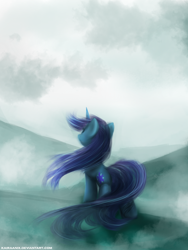 Size: 750x1000 | Tagged: safe, artist:kairaanix, derpibooru import, twilight sparkle, solo, windswept mane