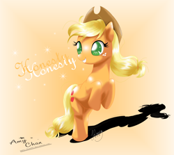 Size: 3508x3132 | Tagged: safe, artist:amy-chan93, applejack, earth pony, pony, female, mare, rearing, solo