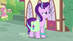 Size: 1920x1080 | Tagged: safe, screencap, lily, lily valley, starlight glimmer, pony, student counsel