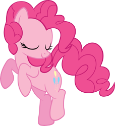 Size: 6000x6569 | Tagged: safe, artist:slb94, pinkie pie, earth pony, pony, absurd resolution, simple background, solo, transparent background, vector