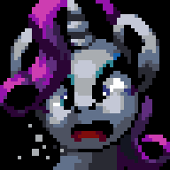 Size: 192x192 | Tagged: safe, artist:pix3m, rarity, pony, unicorn, faic, pixel art, solo