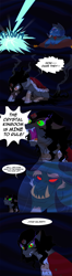 Size: 700x2649 | Tagged: safe, artist:peachiekeenie, derpibooru import, grogar, king sombra, pony, unicorn, g1, comic, g1 to g4, hilarious in hindsight