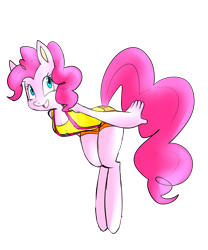 Size: 2500x3000 | Tagged: safe, artist:sacred-hedge, pinkie pie, anthro, misty (pokémon), pokémon, simple background, solo, transparent background