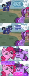 Size: 504x1324 | Tagged: safe, artist:askswiftjustice, derpibooru import, pinkie pie, twilight sparkle, twilight sparkle (alicorn), alicorn, earth pony, pony, ace attorney, female, mare, phoenix wright, turnabout storm