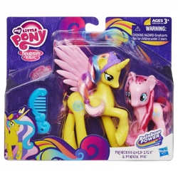 Size: 1900x1900 | Tagged: safe, pinkie pie, princess gold lily, brushable, irl, photo, toy