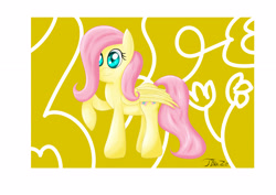 Size: 3508x2480 | Tagged: safe, artist:clayman778, fluttershy, pegasus, pony, female, mare, pink mane, solo, yellow coat