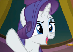 Size: 1977x1431 | Tagged: safe, screencap, rarity, pony, unicorn, spice up your life, discovery family logo