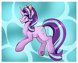 Size: 1090x877 | Tagged: safe, artist:suautib, starlight glimmer, pony, unicorn, smiling, solo