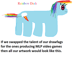 Size: 642x540 | Tagged: artist needed, safe, derpibooru import, rainbow dash, pegasus, pony, 1000 hours in ms paint, drawfag, ms paint, op is a cuck, op is trying to start shit, truth, video game