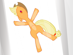 Size: 1600x1200 | Tagged: safe, artist:kuren247, applejack, earth pony, pony, against glass, female, mare, solo