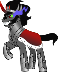 Size: 5000x6230 | Tagged: safe, artist:90sigma, derpibooru import, king sombra, unicorn, absurd resolution, male, raised hoof, robe, simple background, solo, transparent background, vector