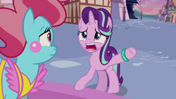 Size: 1920x1080 | Tagged: safe, screencap, cup cake, starlight glimmer, pony, student counsel