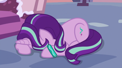 Size: 1280x720 | Tagged: safe, screencap, starlight glimmer, pony, unicorn, student counsel, female, mare, solo, wristband