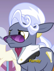 Size: 801x1067 | Tagged: safe, derpibooru import, screencap, hoity toity, earth pony, pony, honest apple, cropped, discovery family logo, male, solo, stallion, sunglasses