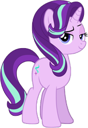 Size: 5815x8431 | Tagged: safe, artist:famousmari5, starlight glimmer, pony, unicorn, absurd resolution, cutie mark, female, gameloft, mare, mobile game, simple background, smiling, smug, solo, transparent background, vector