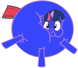 Size: 900x783 | Tagged: safe, derpibooru import, twilight sparkle, 1000 hours in ms paint, blueberry, charlie and the chocolate factory, ms paint, solo