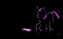 Size: 1920x1200 | Tagged: safe, artist:bronybiscuitbites, derpibooru import, twilight sparkle, book, minimalist, solo, wallpaper