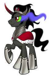 Size: 1000x1528 | Tagged: safe, artist:staticwave12, derpibooru import, king sombra, pony, unicorn, simple background, solo, transparent background, vector