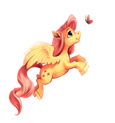 Size: 1500x1609 | Tagged: safe, artist:clumzyme123, fluttershy, pegasus, pony, female, mare, solo, unshorn fetlocks