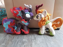 Size: 1080x810 | Tagged: safe, artist:varonya, autumn blaze, kirin, nirik, irl, photo, plushie