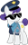 Size: 1024x1630 | Tagged: safe, artist:blah23z, artist:korsoo, color edit, edit, copper top, rarity, pony, unicorn, colored, cuffs, fashion police, hand cuffs, necktie, police, police officer, police uniform, recolor, solo, sunglasses