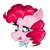 Size: 332x334 | Tagged: safe, artist:caseytatum, pinkie pie, earth pony, pony, female, mare, ms paint, pink coat, pink mane, pixel art