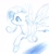 Size: 630x700 | Tagged: safe, artist:kosukegawa, fluttershy, pegasus, pony, monochrome, sketch, solo