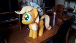 Size: 4128x2322 | Tagged: safe, artist:cozd, applejack, irl, photo, sculpture, solo