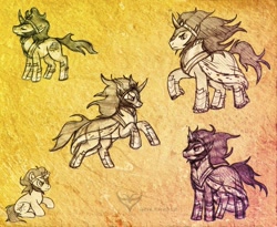 Size: 900x739 | Tagged: safe, artist:sternschwester, derpibooru import, king sombra, pony, unicorn, colt, sketch