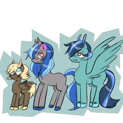 Size: 1024x1024 | Tagged: safe, artist:waackery, oc, oc only, magical lesbian spawn, offspring, parent:derpy hooves, parent:doctor whooves, parent:octavia melody, parent:rainbow dash, parent:soarin', parent:vinyl scratch, parents:doctorderpy, parents:scratchtavia, parents:soarindash