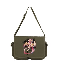 Size: 1000x1000 | Tagged: safe, fluttershy, bat pony, pony, bats!, bag, flutterbat, messenger bag, official, race swap, solo, welovefine