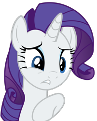 Size: 2116x2632 | Tagged: safe, artist:sketchmcreations, rarity, pony, unicorn, spice up your life, concerned, frown, inkscape, raised hoof, simple background, transparent background, vector