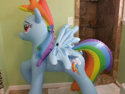 Size: 1992x1494 | Tagged: safe, derpibooru import, rainbow dash, pony, bootleg, female, hongyi, inflatable, inflatable toy, irl, photo