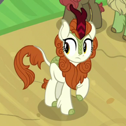 Size: 390x390 | Tagged: safe, screencap, autumn blaze, forest fall, maple brown, kirin, sounds of silence, cropped, female, quadrupedal, solo focus